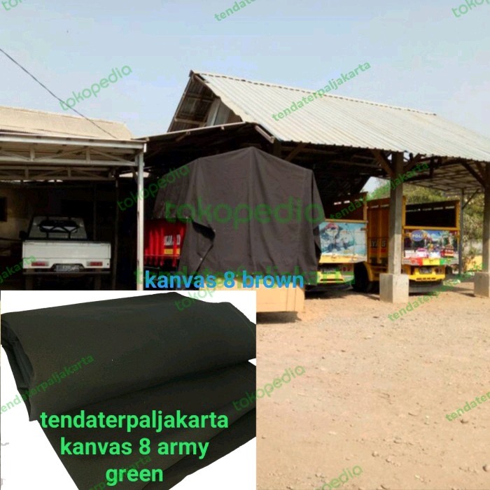 PREMIUM Terpal Kanvas 2558 Kedap Air & Percikan Api Kanvas Truck Kanvas Las