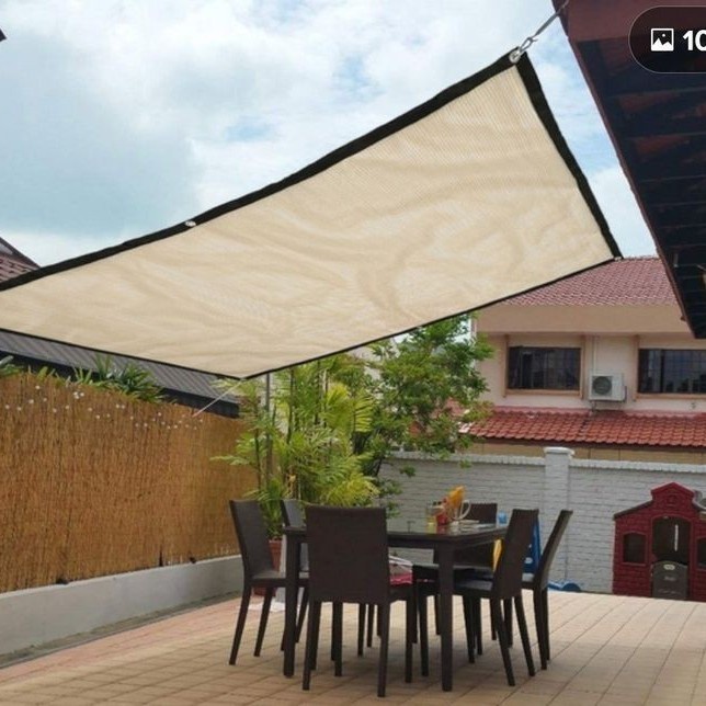 PREMIUM TERPAL TENDA PUTIH UKURAN 3X3 METER PINGGIRAN SUDAHADA RING BUATNGIKAT