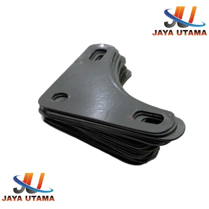 PREMIUM Siku segitiga besi lubang/ plat siku lubang/pelat siku lubang rak besi