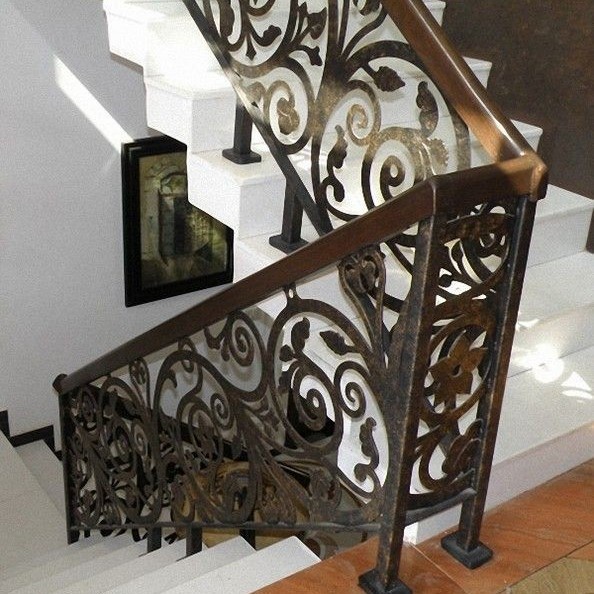 PREMIUM railing tangga plat laser cuting 2mm minimalis murah