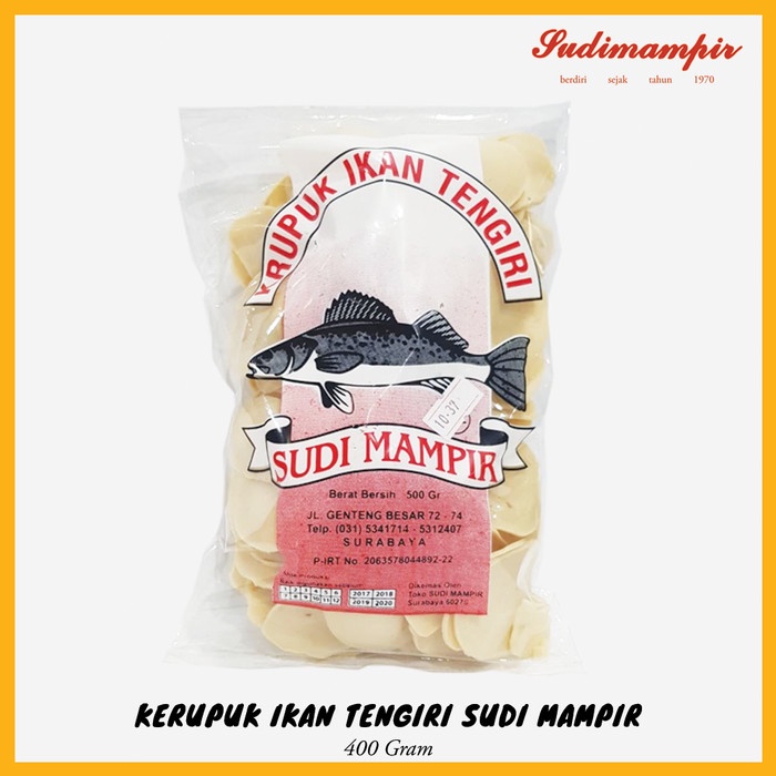 

Wdo - Kerupuk Ikan Tengiri Sudi Mampir (400Gr) Oleh Oleh Surabaya