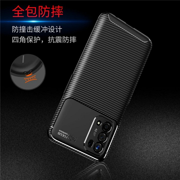 Case Oppo A74 4G 5G Softcase Carbon Auto Focus Original New