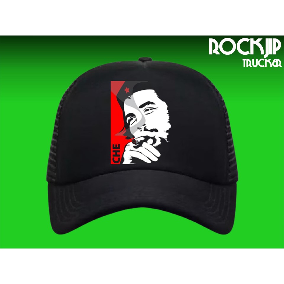 Jual Topi Distro Tucker Custom Jaring Snapback Musik Pria Wanita Band Fashion Outdoor Che Guevara 1