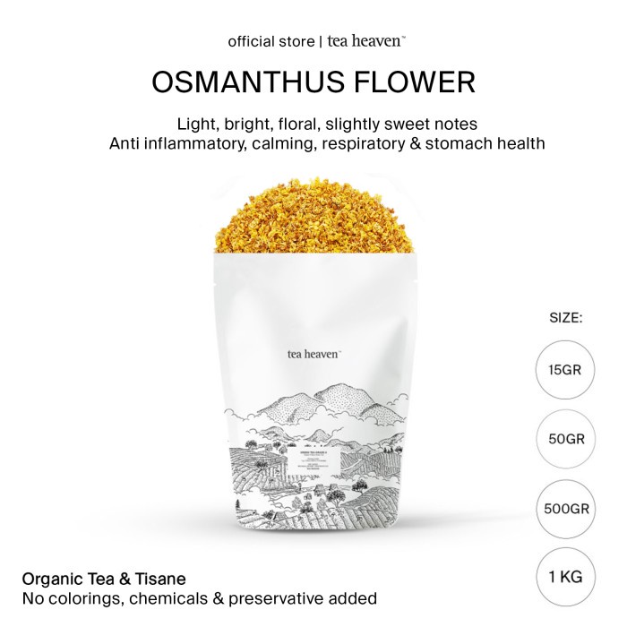 

Osmanthus Flower Tea Premium Grade Organic Tisane Teh Bunga Osmanthus