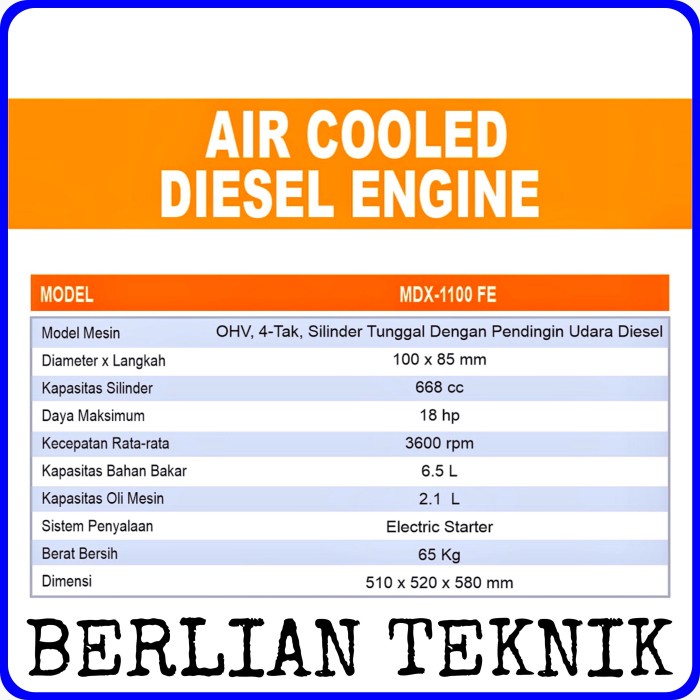 Paling Berkualitas Mesin Penggerak Solar Engine Diesel Matsumoto 18 Hp Starter