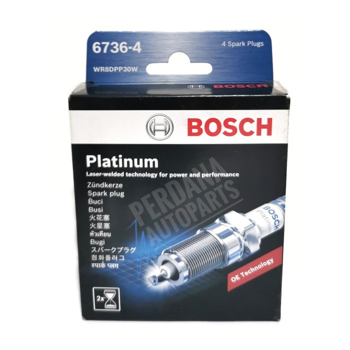 Busi BOSCH WR8DPP30W Kijang Corolla Corona Starlet dll BOSCH Platinum