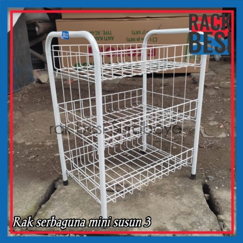 Favorit Rak chiki serbaguna mini ssn 3/rak toko/rak display/keranjang jajan/rak buku/rak snack Stok