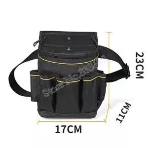 HJK Tas Pinggang Proyek Perkakas Tas untuk Menyimpan Peralatan Bengkel dan Bangunan DRAZAT Store