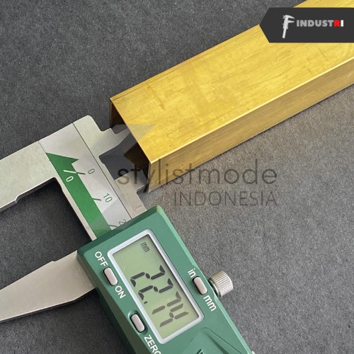 SALE TERHOTT PIPA HOLLOW KUNINGAN PIPA KOTAK KUNINGAN 25,4 X 25,4 MM READYY