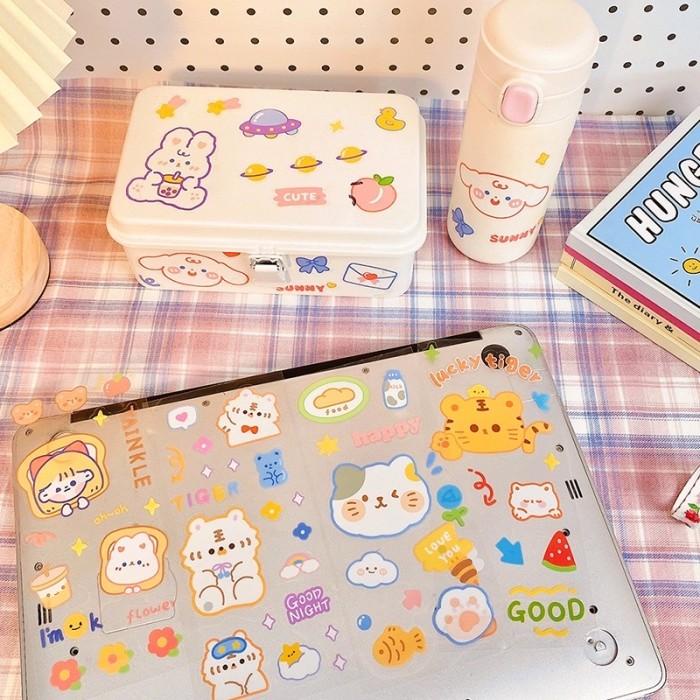 

Decorative Sticker Pvc 03 Bear Tahan Air Stiker Lucu Deco Korean Style