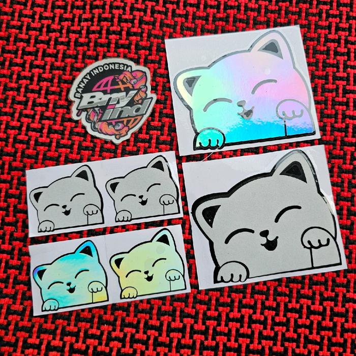 

Sticker Stiker Kucing Cute Lucu Cutting