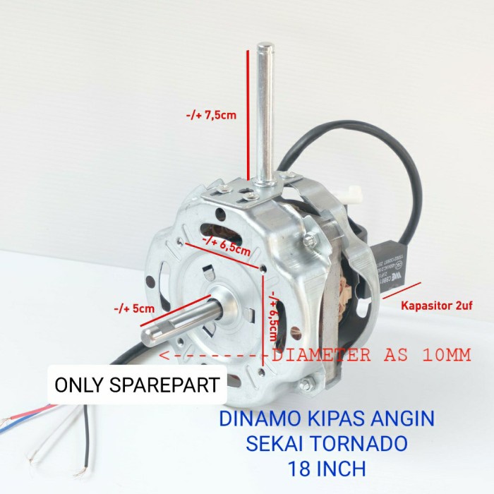 Dinamo Kipas Angin Sekai Ist 1851 Dinamo Kipas Sekai Tornado 18 Inch Terlaris