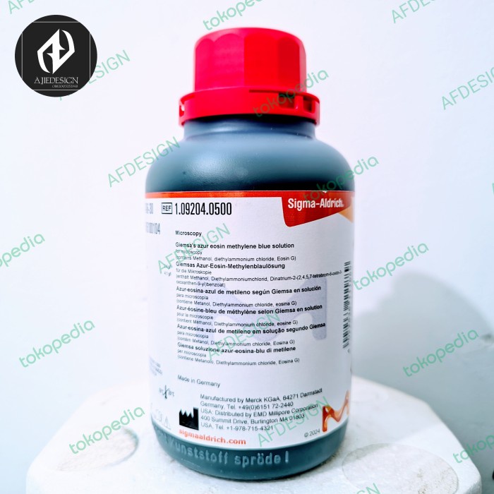 Ready Giemsa's / Larutan gimsa Merck for microscopy ecer