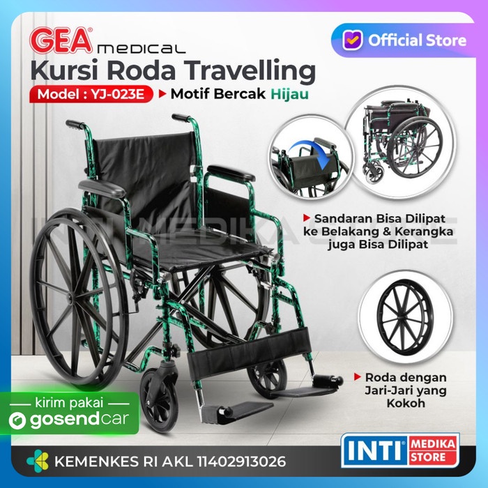 Ready GEA - Kursi Roda TRAVEL PORTABLE YJ 023E TRAVELLING