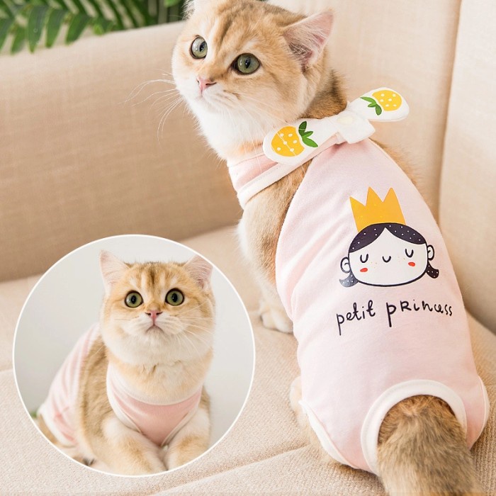 Baju Steril Kucing Anjing / Baju Recovery Kucing Anjing