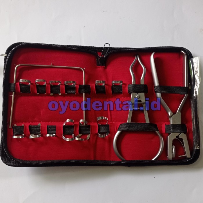 Ready dental rubber dam kit / frame rubber dam