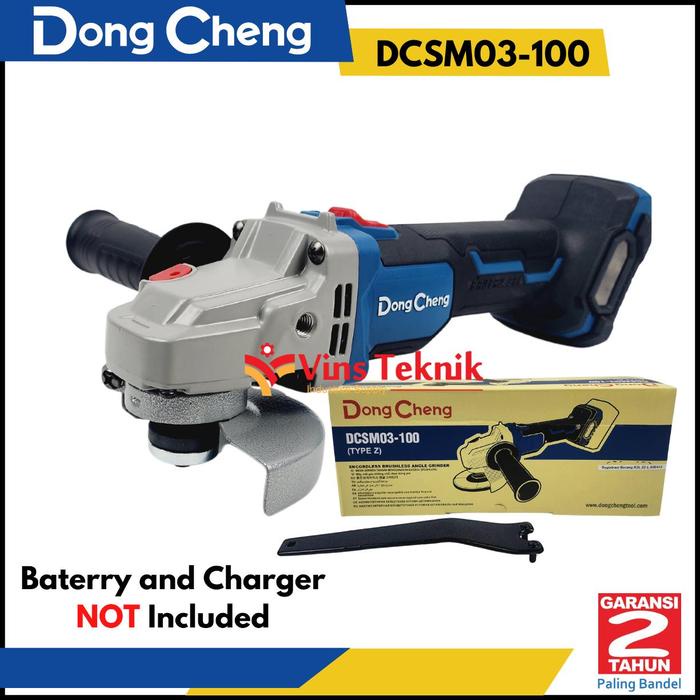 Dongcheng Dcsm03-100 Cordless Mesin Gerinda Baterai Unit Only