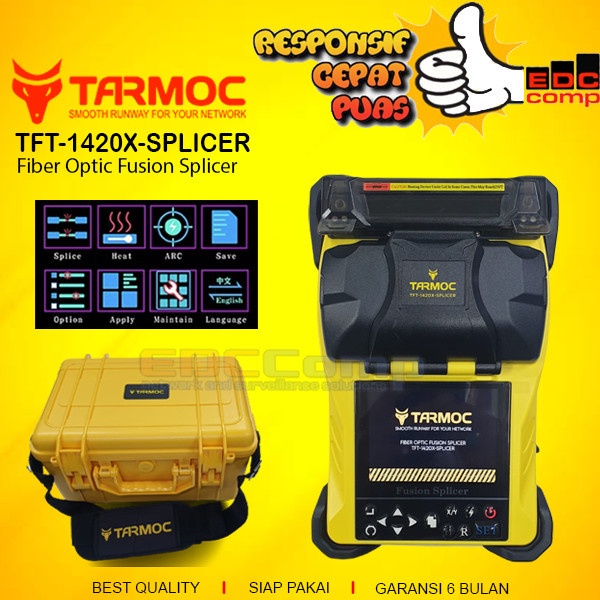 

Tarmoc TFT-1420X-SPLICER Fusion Splicer Bukan ai8 ai9 Tumtec Splicing