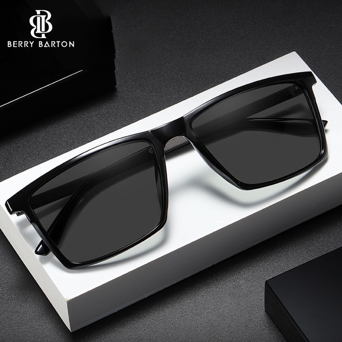 Kacamata Hitam Polarized Pria Mengemudi Sunglasses Photocromic 8206