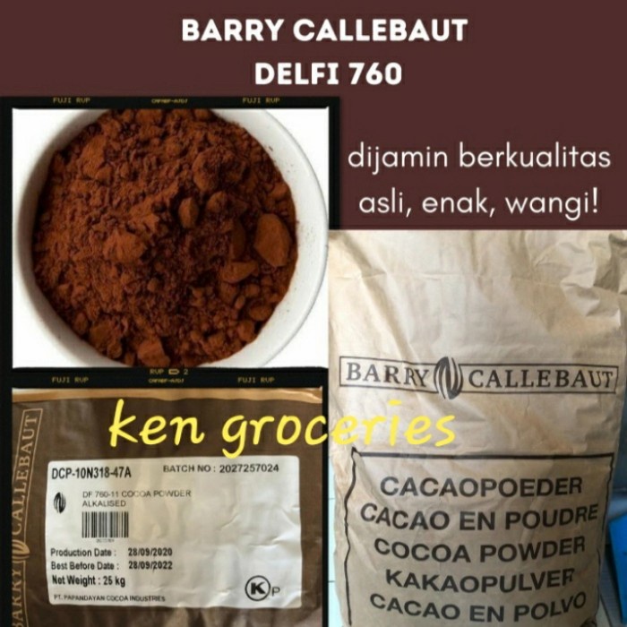 

Ready Stok" Callebaut Cocoa Powder 500Gr Coklat Bubuk Callebaut
