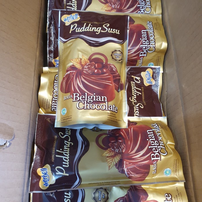 

Ready Stok" Nutrijel Puding Belgian Chocolate 130Gr