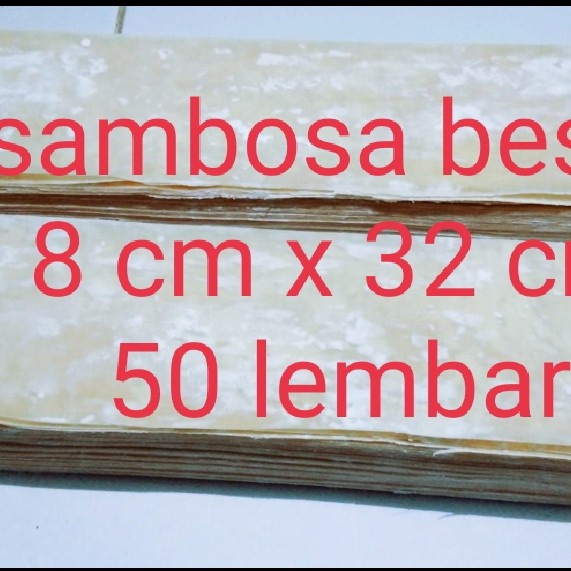 

Ready Stok" Kulit Samosa Besar