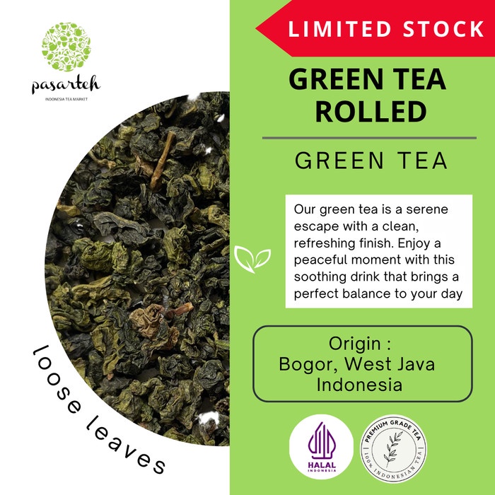 

[ pasarteh ] Rolled Green Tea Sinensis
