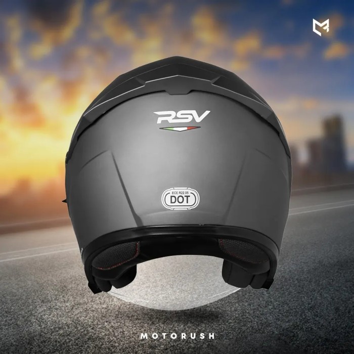 HELM RSV SV300 CHARCOAL DOFF DOUBLE VISOR RSV HELMET SV300
