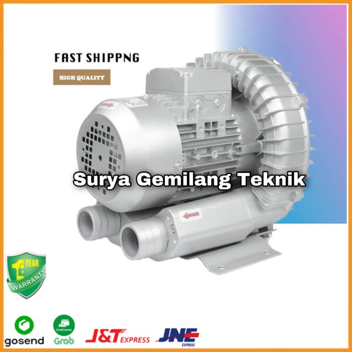 Terbaik Rings Blowers Rotor Vortex 2Hp 3Phase Ring Blower Rotor 2"