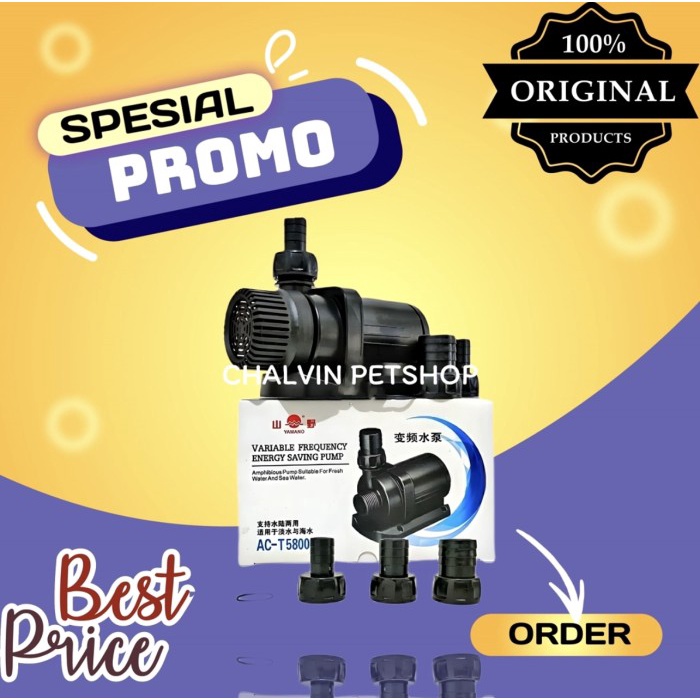 Pompa kolam air mancur low watt YAMANO ACT 5800