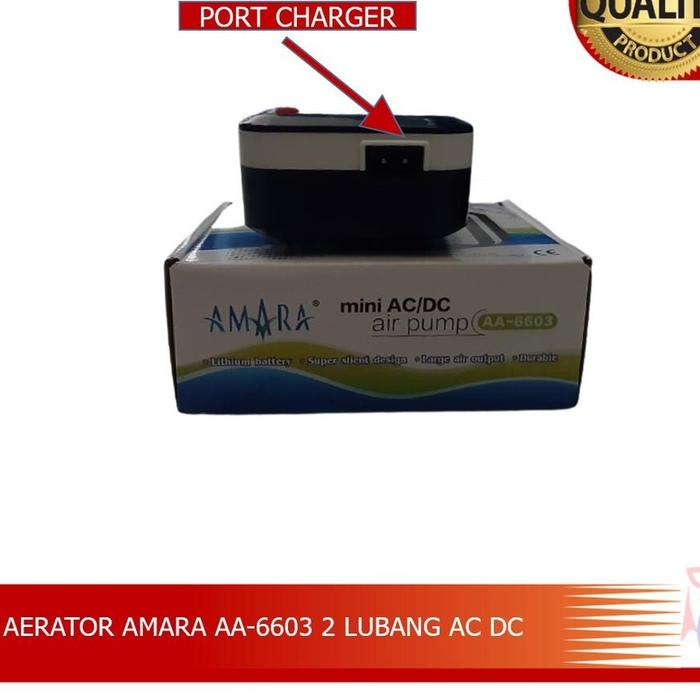 AERATOR AC/DC AMARA AA-6603 AERATOR 2 LUBANG ACDC AERATOR MANCING AERATOR EMERGENCY AERATOR PORTABLE