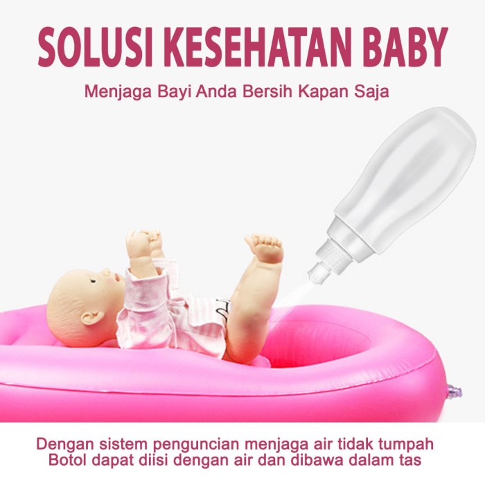 Portabel Travel Baby Bidet Cleaner Botol Cebok Bayi Semprotan Bayi