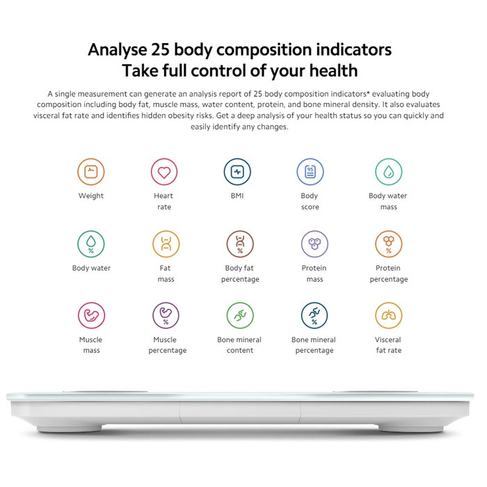 Xiaomi Mi Smart Scale 2 - Body Fat Composition Scale 2 Timbangan Badan