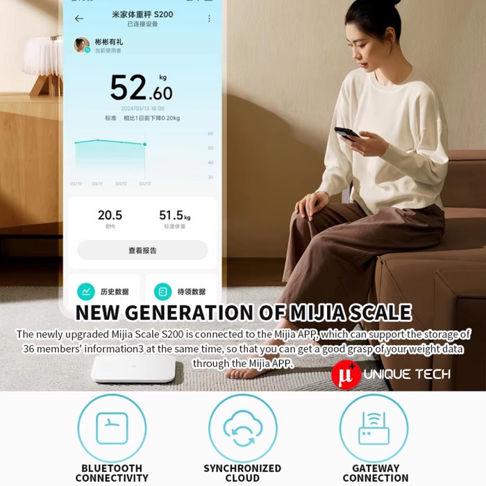Xiaomi Mi Smart Weight Scale Timbangan Berat Badan Digital Bluetooth