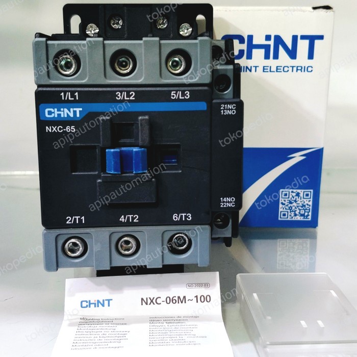 KONTAKTOR CHINT CJX2-6511 220V 50Hz 80A