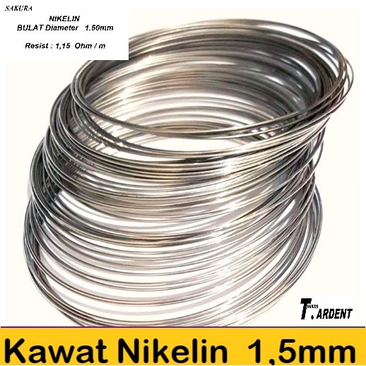 HJK kawat nikelin 1,5 mm niklin 1.5mm