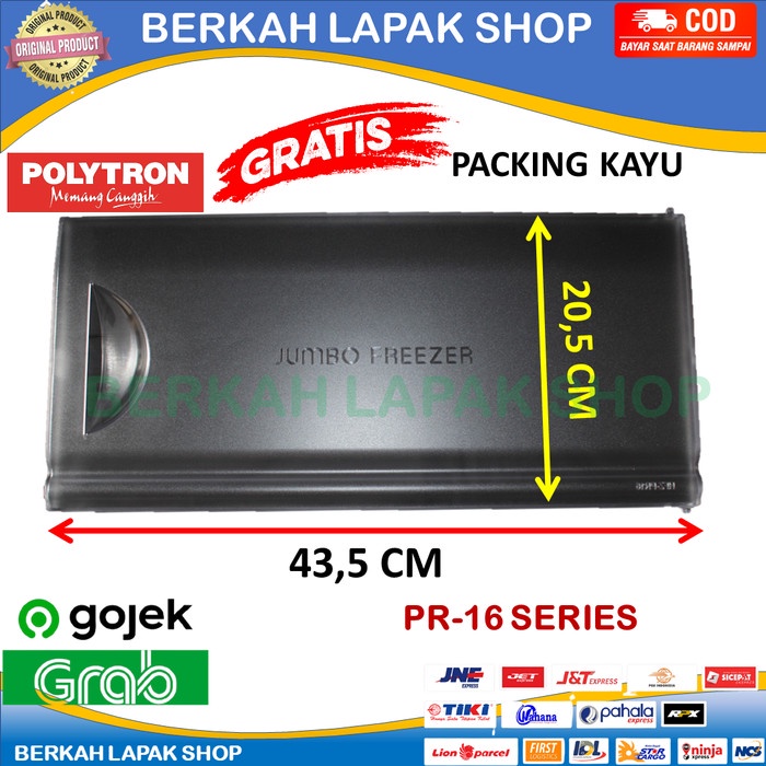 tutup frezer kulkas 1 pintu polytron PR 16