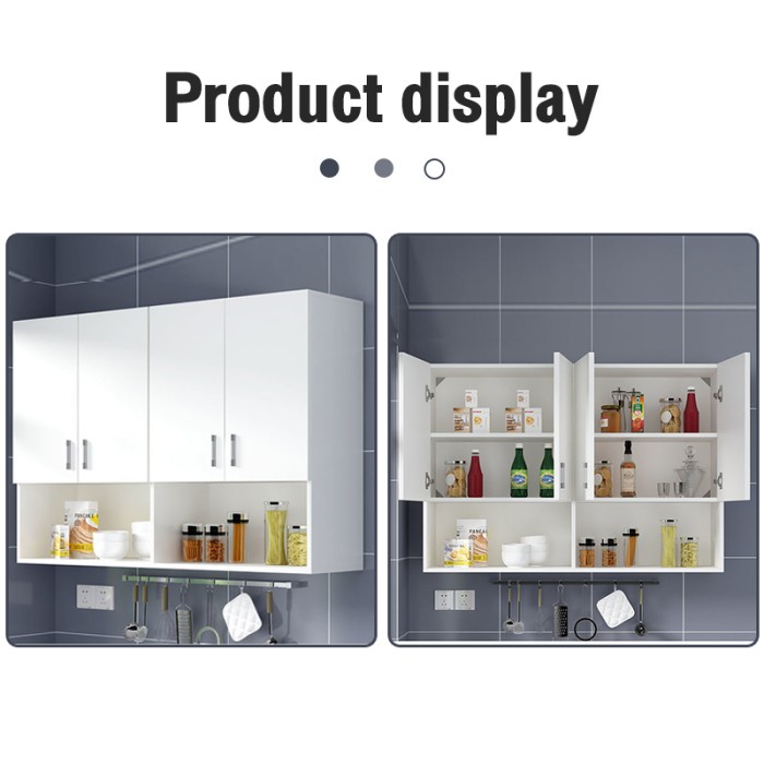 BERKUALITAS Rak Gantung Dapur Lemari Kabinet Dapur Cubic Kitchen Set 4 Pintu Minimalis Rak Atas