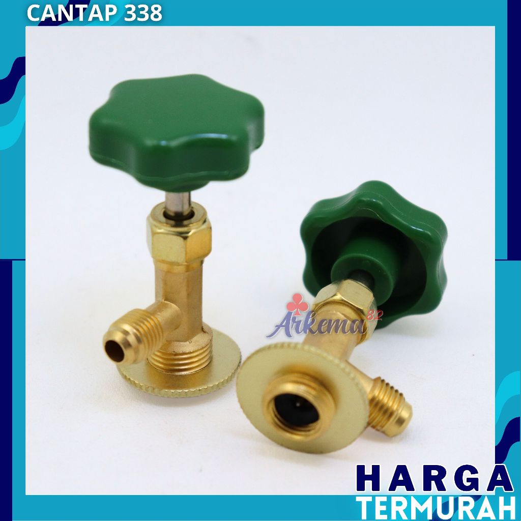 Hjk [ PALING MURAH ] KRAN KALENG KRAN REFRIGANT KRAN REFRIGANT R134, R22, R600, R11 DLL CAN TAP