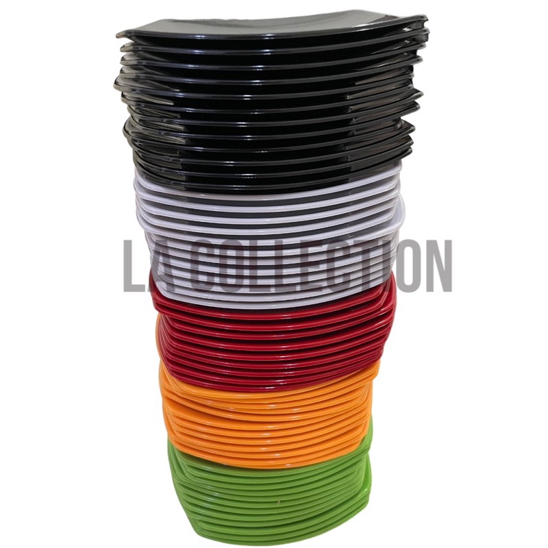 yangbaru- ( 1 lusin ) Piring Corel Kecil I-one / Piring Dessert / Piring Makan Plastik 12pcs