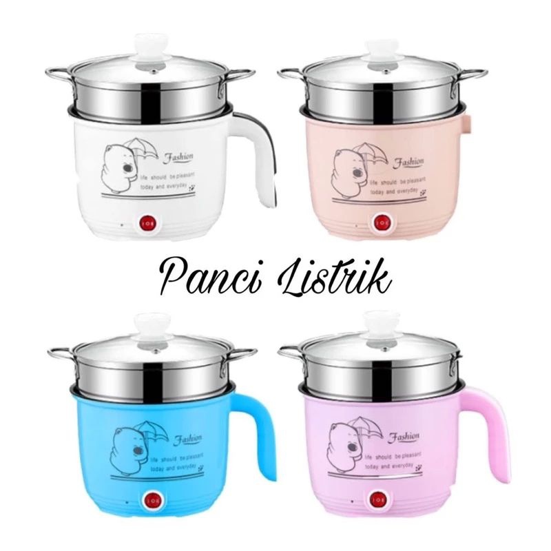 BEST SELLER PANCI WAJAN PENGGORENGAN ALAT MASAK LISTRIK ELEKTRIK MIE GORENG TEFLON SERBAGUNA