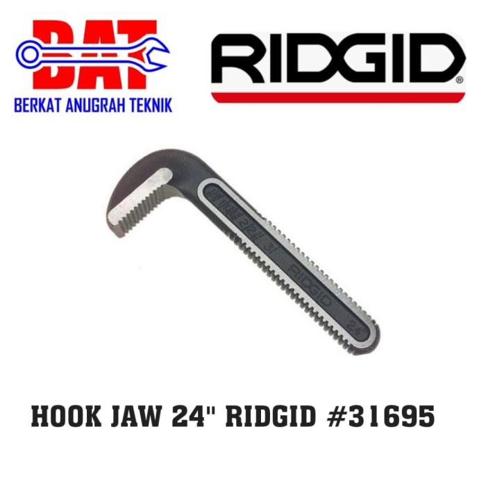 HOT SALE 31695 hook jaw 24" ridgid