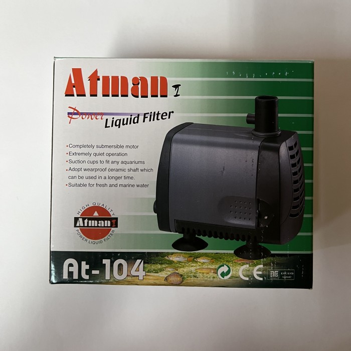 Pompa Air Atman AT-104 untuk Akuarium dan Kolam