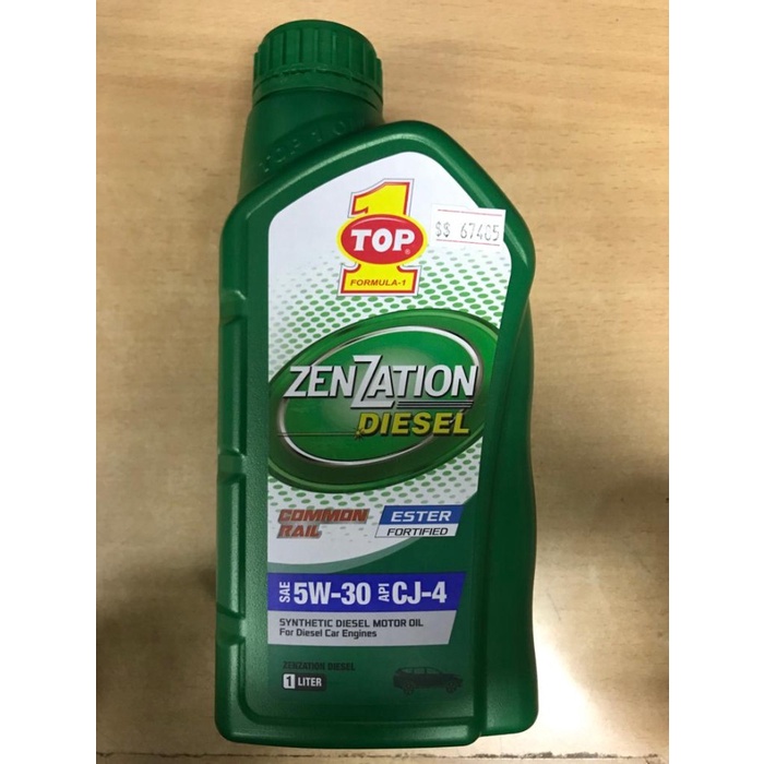 OLI MESIN TOP 1 ZENZATION 5W30 5W-30 DIESEL 1 LITER -67485-