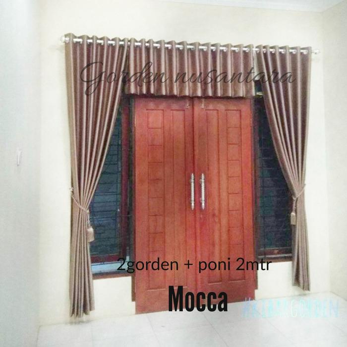 Gorden 1 set Ruang Tamu / Gorden 1 Set Jendela Dan Pintu / Hordeng Pintu Dan Jendela nimalis /