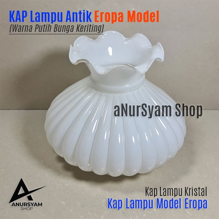Kap Lampu Antik / Kap Lampu Kristal Eropa Model