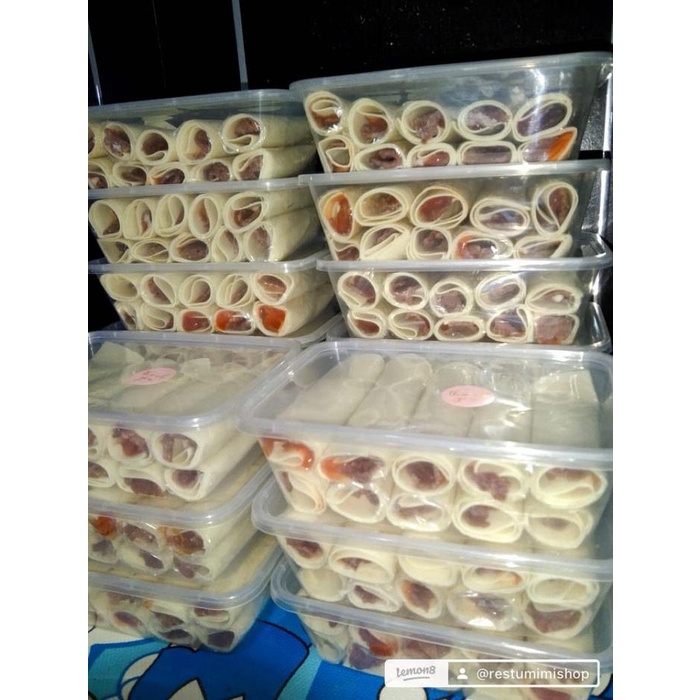 

terbaru !!! 10pcs kebab mini isi daging sapi premium cemilan food frozen makanan kebab turki frozen