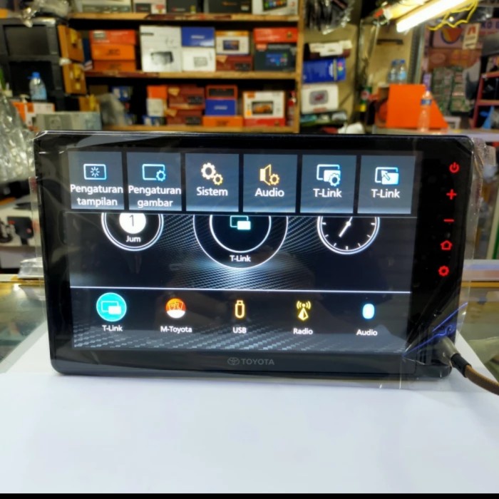 Head unit Original Toyota Avanza Veloz tahun 2024 Kenwood Tlink 9inch
