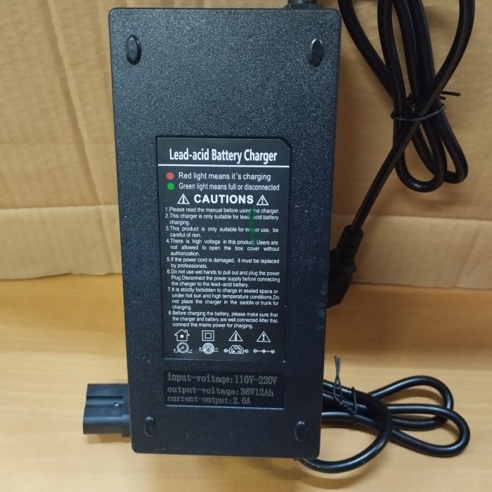 Charger Sepeda Listrik Selis Butterfly 36V 12Ah Maxstrom