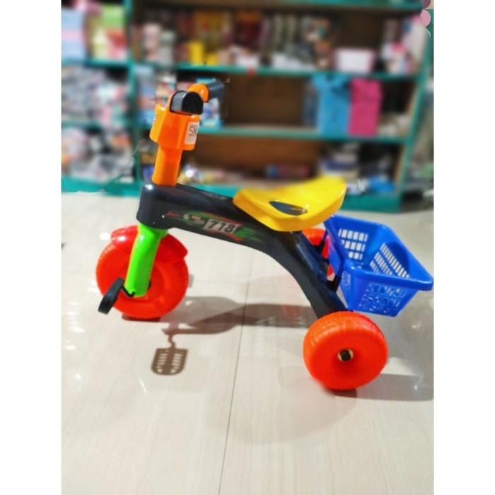 DISKON SEPEDA ANAK RODA TIGA BAHAN PLASTIK KUAT SNI MAINAN ANAK PEREMPUAN & LAKI AMAN READYY